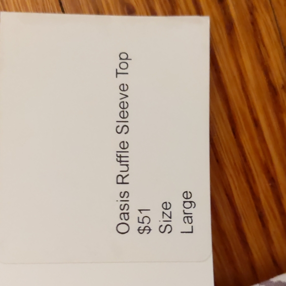 NWT boutique blouse in colorful pattern, L - Picture 6 of 8